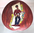KERAMOS VINTAGE Hand Painted Hanging Plate--Made in Israel