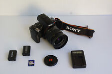 Sony Alpha SLT-A55V 16.2MP Digital SLR Camera - Black with 18-55 Lens