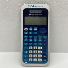 Texas Instruments TI-34 MultiView Scientific Calculator Blue/White USED Student