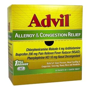 Advil Allergy & Congestion 50 Ct,