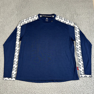 Dale of Norway Sweater Men's XXL Blue Nordic 100% Merino Wool Baselayer Read