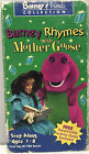 Barney & Friends Rhymes Mother Goose VHS Video Tape Sing Along Songs White Label