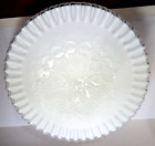 Vintage Fenton Silver Crest Pedestal Cake Plate Spanish Lace Pattern