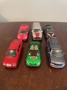 Motor Max Die Cast Mixed Car Lot Of 6 1:64 Ford Mazda Mercedes Toyota