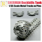 1/35 US M4 SHERMAN T62 Tank Lead-tin Alloy Tracks Links Duckbills w/Metal Pins