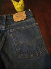 Levi's Vintage Saddleman 20517 0217 Bootcut Blue Denim Orange Tab Jeans Sz 29x36