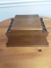 Vintage Solid Wood 8 Pipe Stand/Holder Smoking Tobacco  Humidor Box
