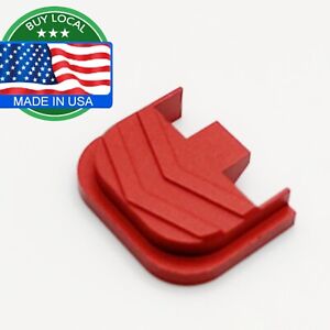 3D Cover Slide Plate for Glock Gen1-5 17 20 21 23 24 25 26 Aluminum Red