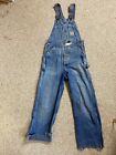 Vintage Carhartt Overalls Made In USA Carpenter  30” X  27” 100% Cotton