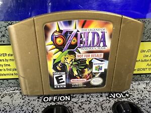2000 N64 The Legend of Zelda Majora's Mask Not For Resale NFR Nintendo Cartridge