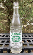 Vintage Acl CANNON BEVERAGES Dodge City, Kansas cannon picture soda bottle