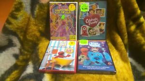 4 DVD Lot Kids shows NEW FACTORY SEALED! Blues Clues, Barbie, Dora, Elmo!