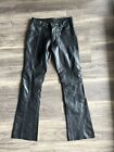 Bebe leather  Pants vintage 90s Y2K Size 4