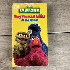 Sesame Street - Sing Yourself Sillier at the Movies (VHS, 1997)