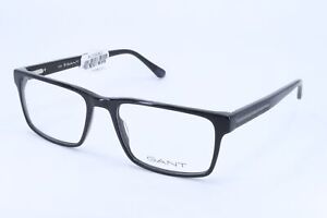 Gant GA3154 Black Rectangle Men Full Rim 57-19-150 Eyeglasses Frames