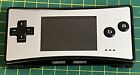 Black Nintendo Gameboy GB Micro System Console OXY-001 With Silver Faceplate