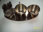 Royal Holland Pewter Kitchen Tray & Dishware Set MADE IN HOLLAND, FAST SHIPPING!
