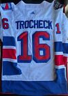New York Rangers #16 Vincent Trocheck 2024 Hockey Stadium Series White Jersey M