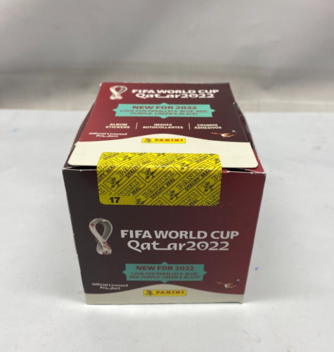 FIFA World Cup Qatar 2022 Official Sticker Collection, 50 per Box Factory Sealed