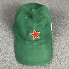VINTAGE Heineken Hat Cap Strap Back Green Red Buckle Beer Bar Adjustable Mens