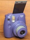 FUJIFILM Instax Mini 8 Purple Instant Film Camera FILM TESTED! VGC! Works Well!