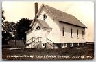 Spirit Lake Iowa~Lee Center Church~50th Anniversary~1941 RPPC