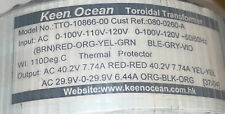 New ListingKeen Ocean Toroidal Transformer 7.5V AC 3000va 120V AC Primary TTO-30470-02
