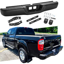 New Rear Step Bumper Assembly For 2000-2006 Toyota Tundra Black Complete Steel
