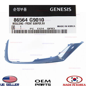 Genuine Front Bumper Lower Molding RIGHT Passenger Side OEM Genesis G70 2019-21 (For: Genesis G70)