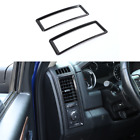 2x Center Console Side Air Vent Outlet Trim Frame For Dodge RAM 2010-2017 Carbon (For: Ram)