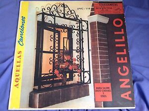 Latin Colombia LP : Aquellas Canciones de Angelillo ~ RCA Victor LPV   118 Mono