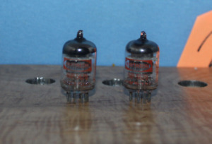 Radio Tubes 5670 Raytheon Windmill Getter 2C51 396A 6250/6500 Etc Matched Pair