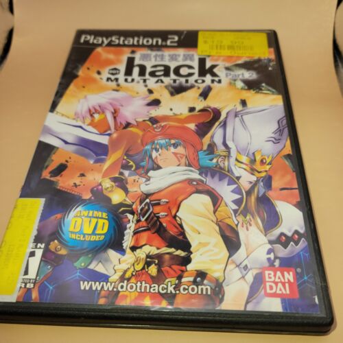 DOT .hack MUTATION Part 2 (Sony PlayStation 2, 2003) Wrong Case No Manual