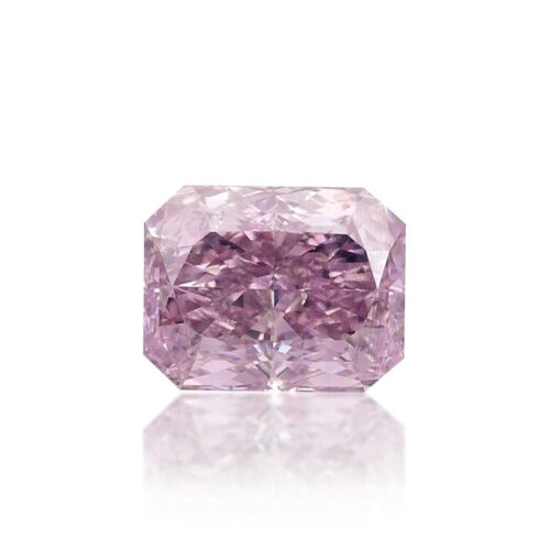 0.51 Carat Loose Pink Natural Diamond Radiant Shape SI2 GIA Certified Rare Gift