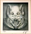 DAEMON Print by H.R. Giger.  Signed edition 267/300 on archival paper. Discount