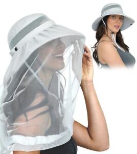 GearTOP Sun Hat for Garden Mosquito Net Fishing Beach Hiking - Women Men UPF50+