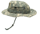 US Army Genuine Issue NyCo Ripstop Boonie Hat, Universal Camo (ACU)