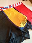 Lot of 2 Men's New Sexy Forever Multicolor Boxer Brief w/Contoured Pouch  -Gay