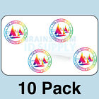 Mark of Business Trust ID Card Hologram Overlays (w/UV) for Teslin/PVC - 10 pack