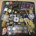 Vintage To New Junk Drawer Lot Coins Pins Tassels, Jewelry, Tokens Lot 1￼