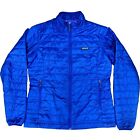 Patagonia Nano Puff Quilted Puffer Jacket Women’s Size XL  Blue Full Zip Outdoor