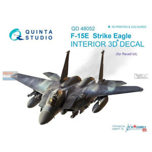 QTSQD48052 1:48 Quinta Studio Interior 3D Decal - F-15E Strike Eagle (REV kit)