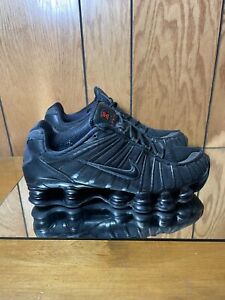 Nike Shox TL Metallic Hematite Triple Black Shoes Sneakers AV3595-002 Men's 11