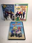 3 Wiggles DVD Lot Dance Party Wiggle Bay Yule Be Wiggling HiT TESTED