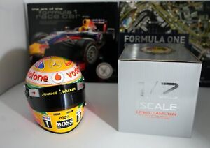 Rare Lewis Hamilton 2010/2011 Mclaren F1 (Formula 1)  1/2 Scale Helmet + Bonus