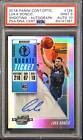 2018 Contenders Optic #128 Luka Doncic Silver Rookie RC Autograph Auto PSA 9