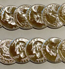 New Listing1963 D GEM BU Uncirculated Roll silver Washington Quarters