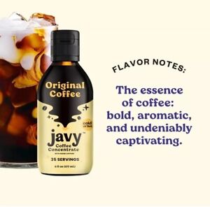 Javy Coffee Cold Brew Concentrate 35X, Iced Coffee, Instant Coffee Beverages,6oz