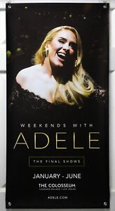 Weekends with ADELE Vinyl Banner (100 x 50) Las Vegas Residency 2024 Promo