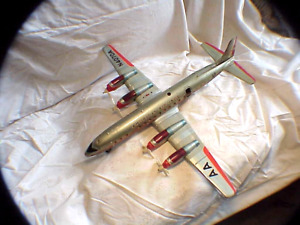 Yonezawa Tin Friction/Battery American Airlines DC7 - N4070A Flagship California